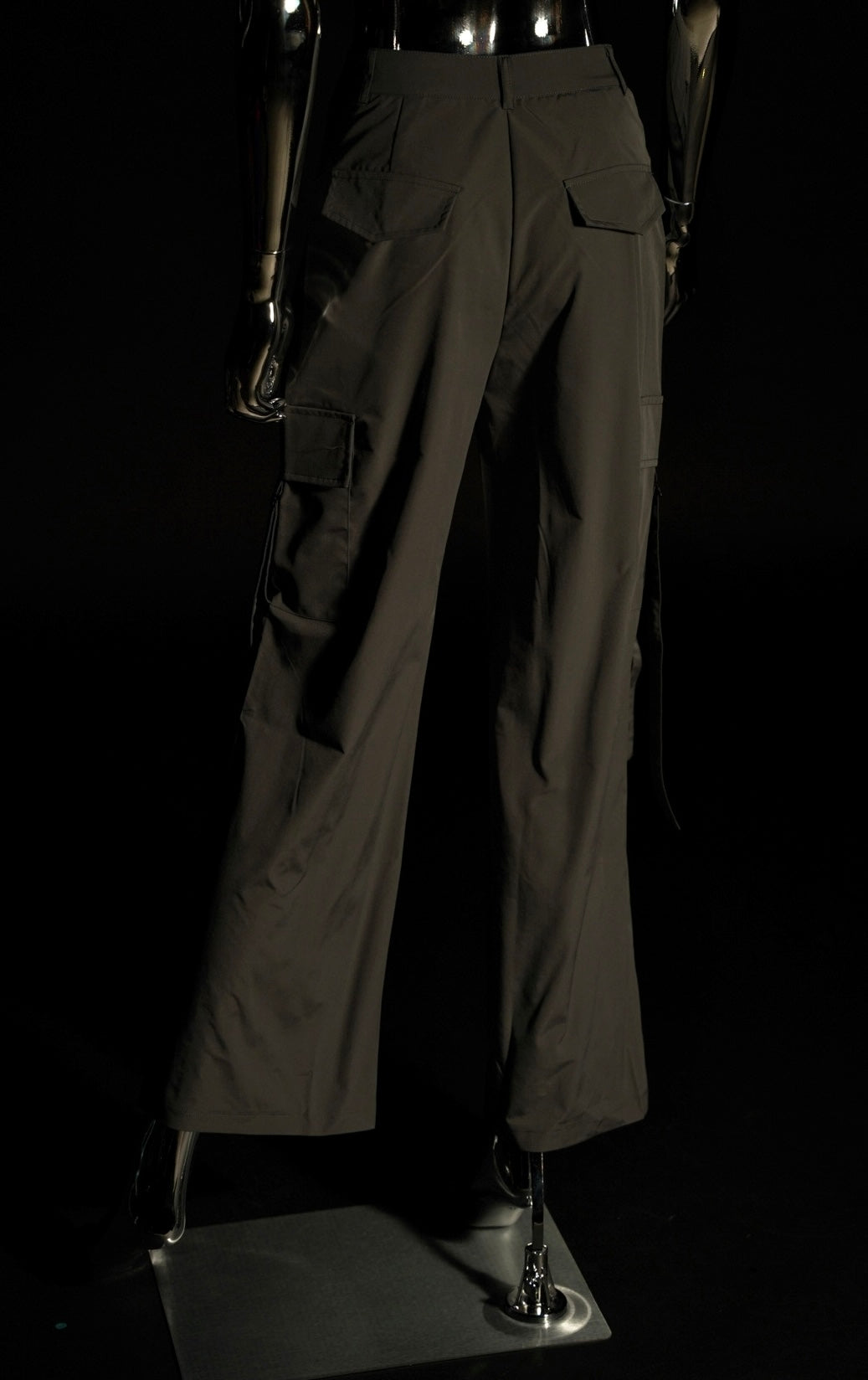 Gray Cargo Pants whith Pocked and Flap