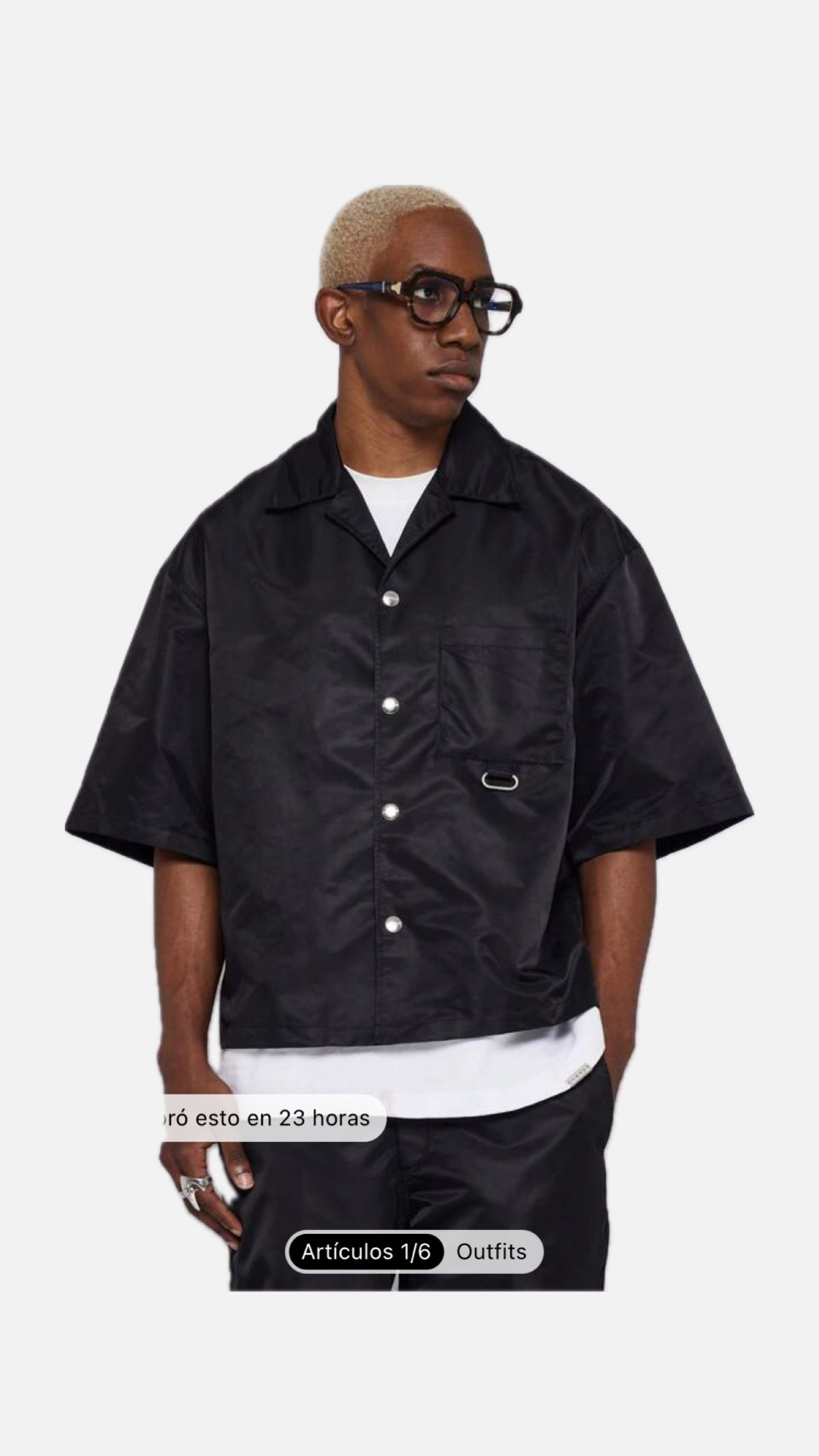 Square shirt suitable oversized