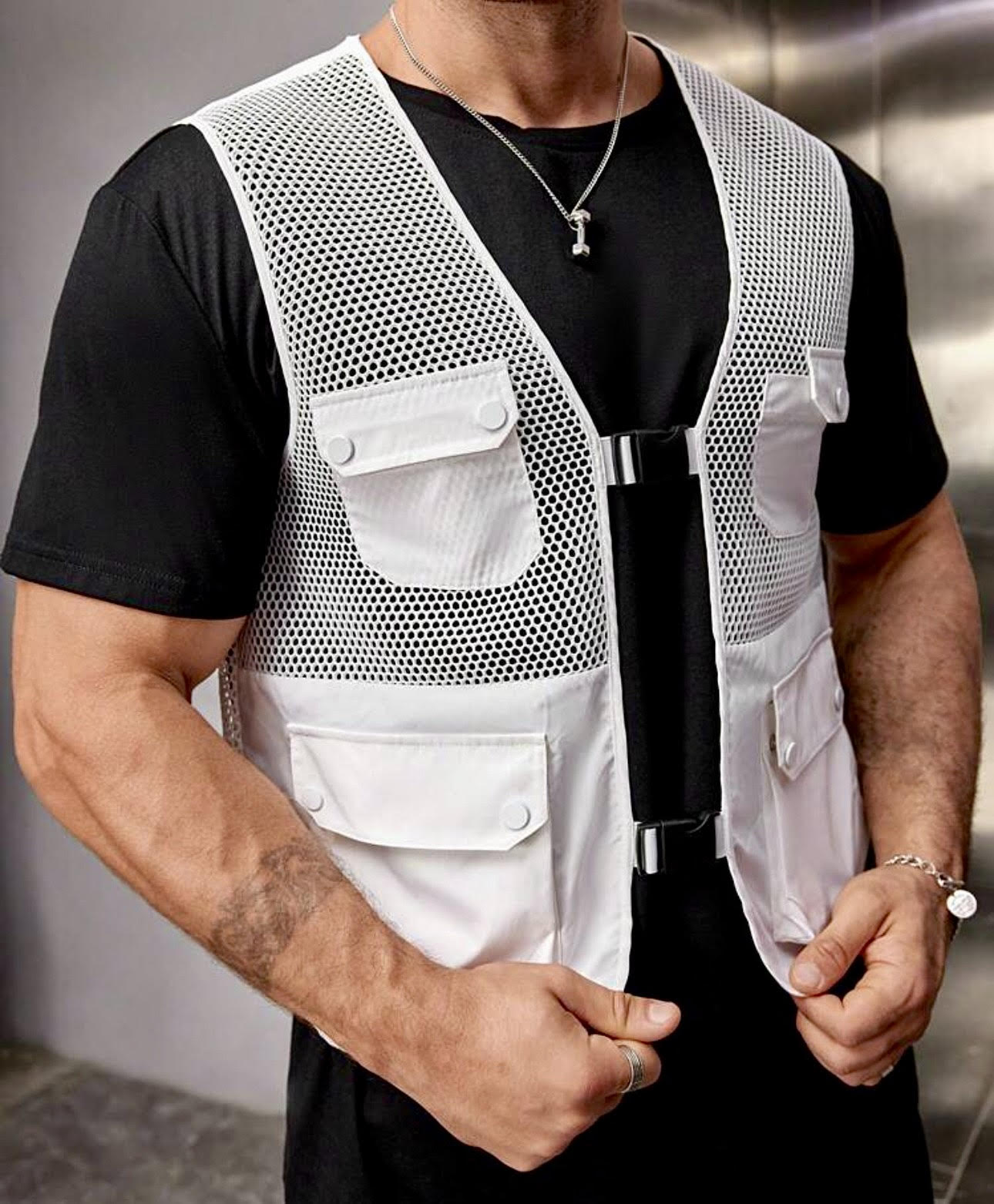 Casual vest with pockets Baggy For Men