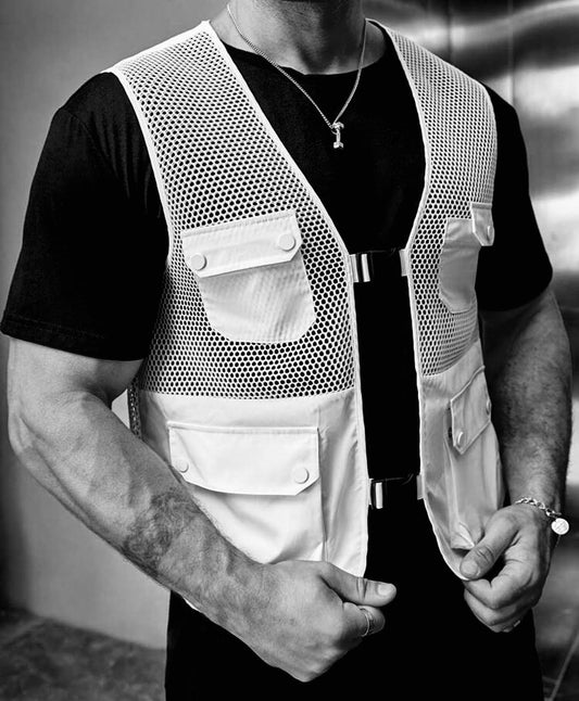 Casual vest with pockets Baggy For Men