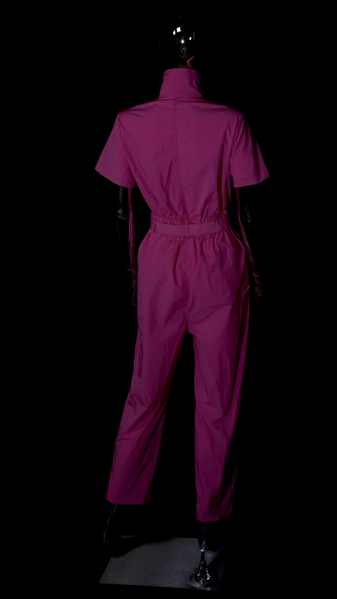 Jumsuit Buttoned whit Belt Front Zipper