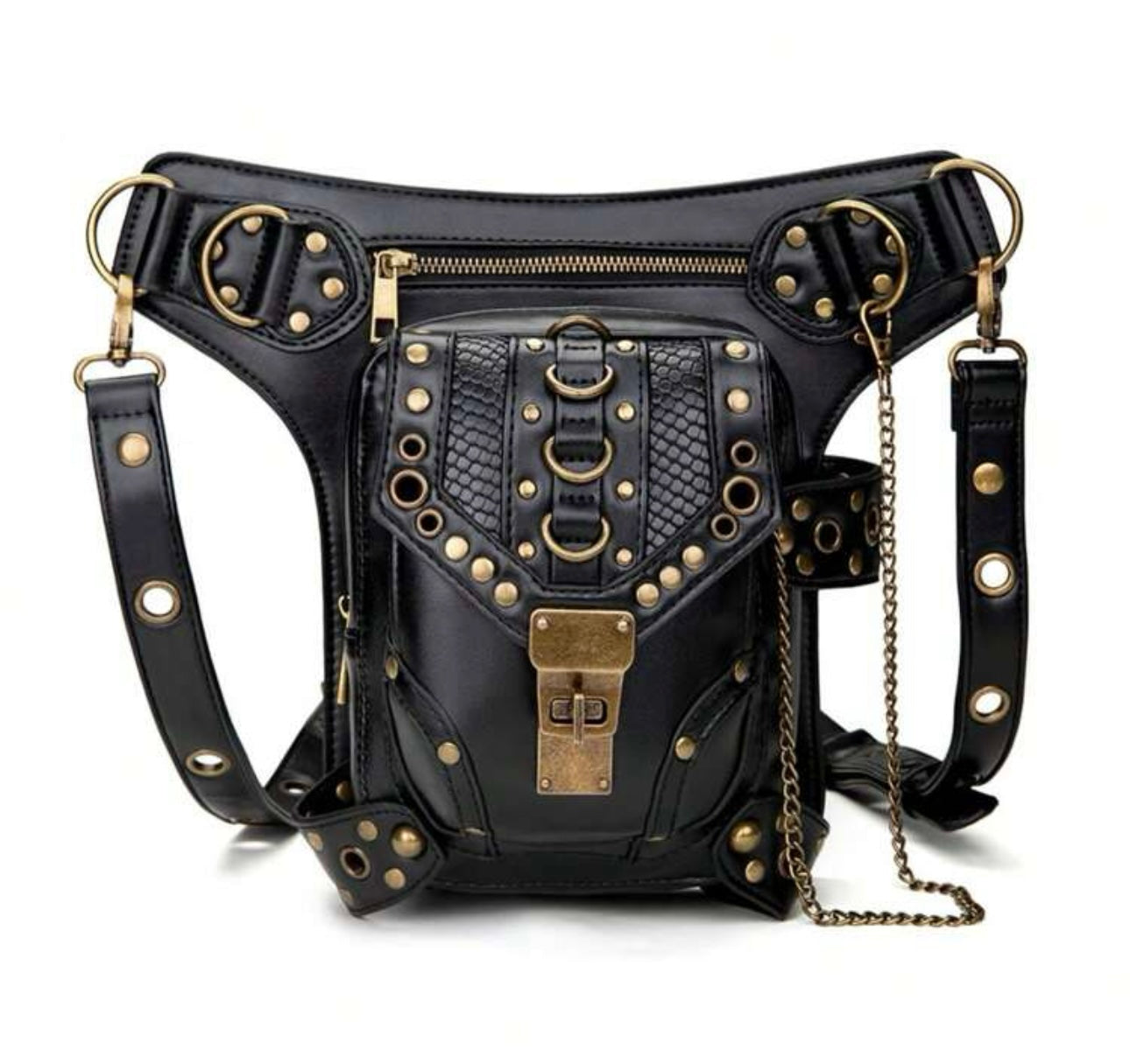 Vintage Shoulder Bag With Chain For Women and Men