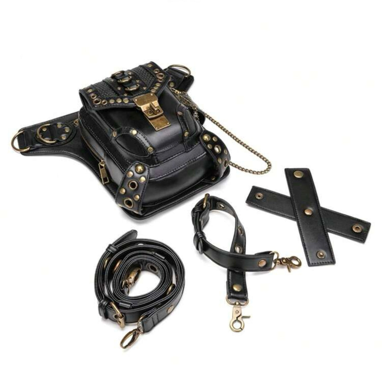 Vintage Shoulder Bag With Chain For Women and Men